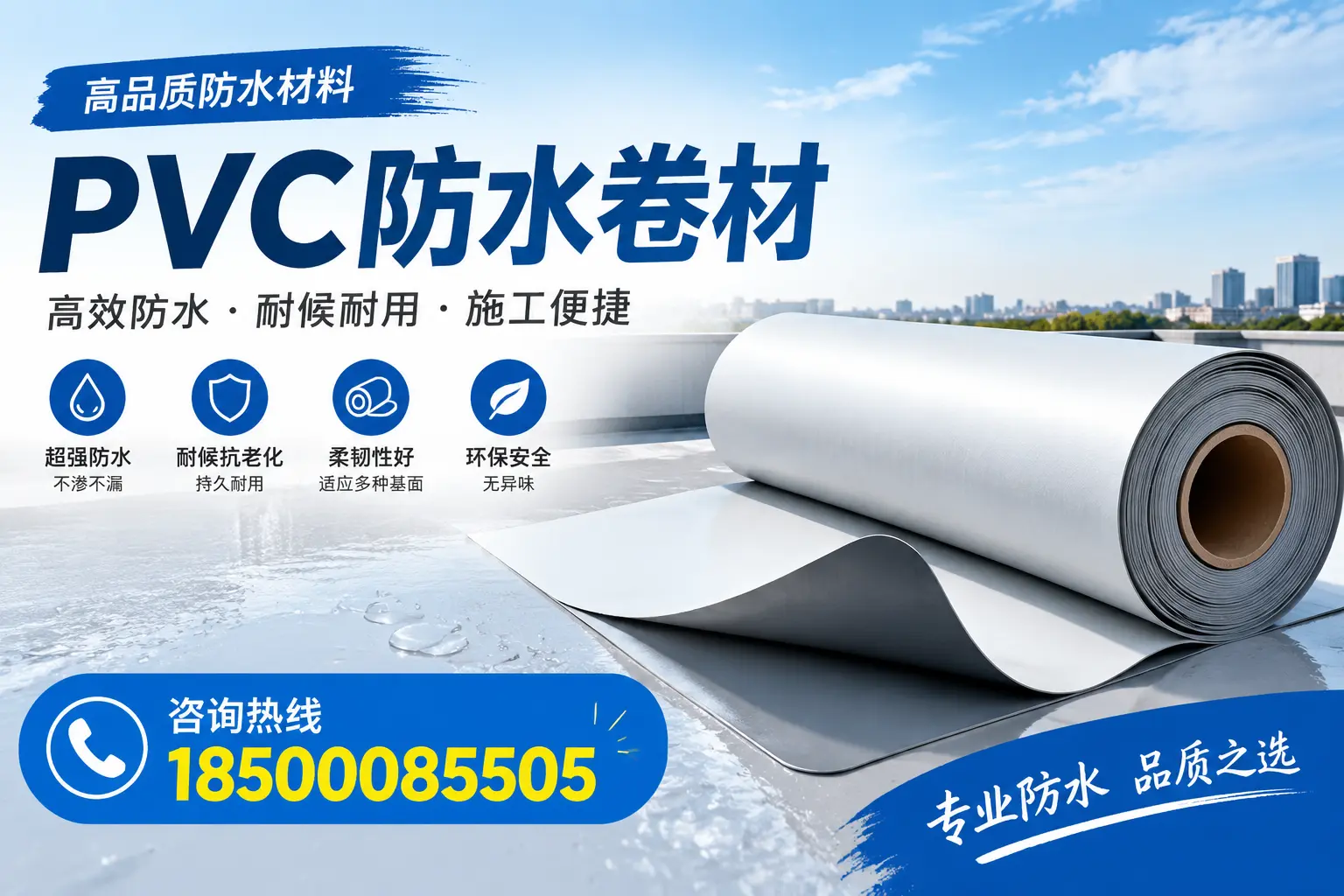 如何在荆门选择合适的pvc防水卷材